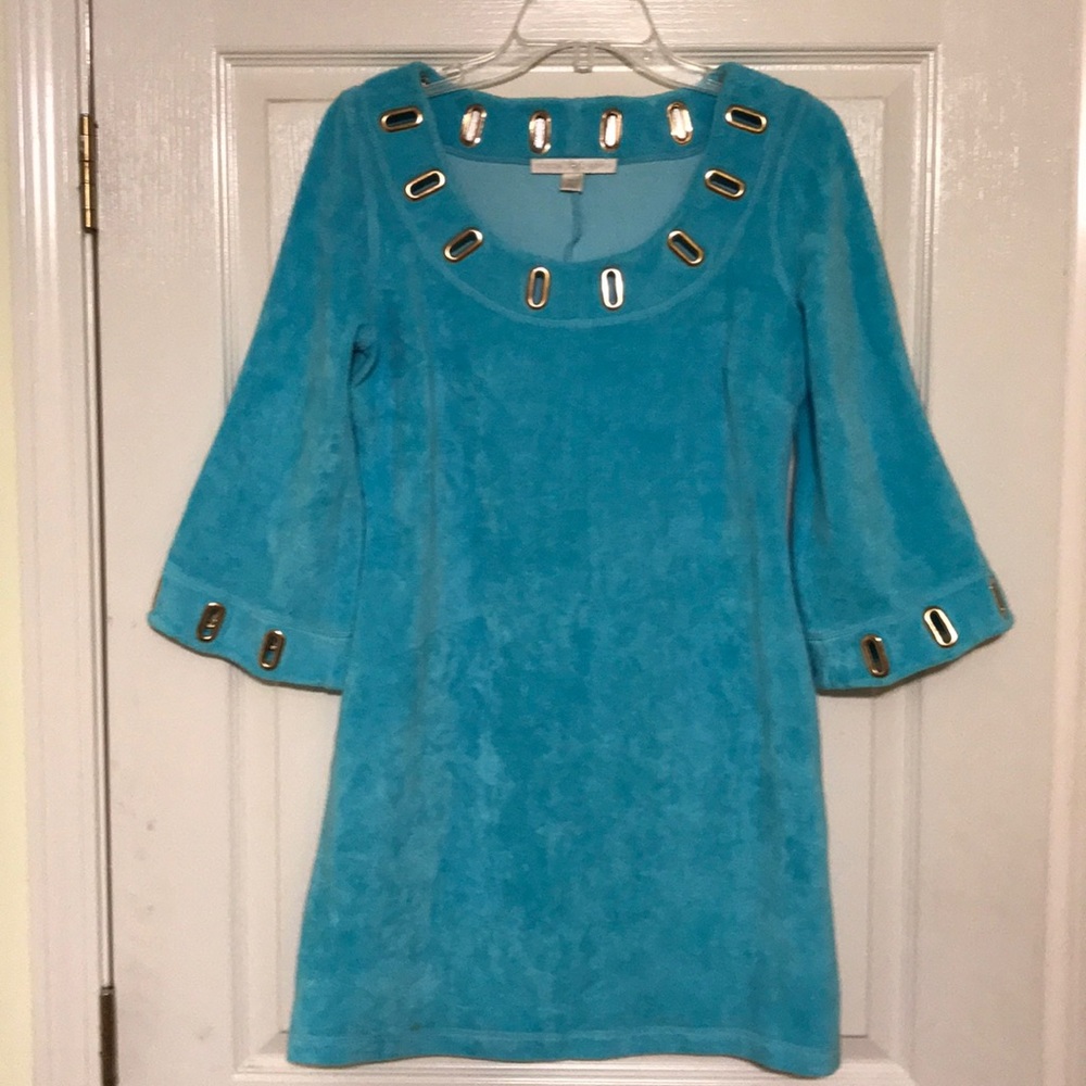 Aqua-Blue Beach Dress